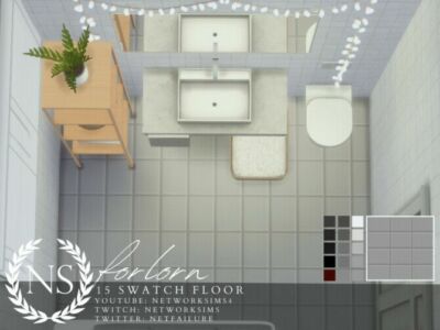 Forlorn Tile Floor By Networksims Sims 4 CC