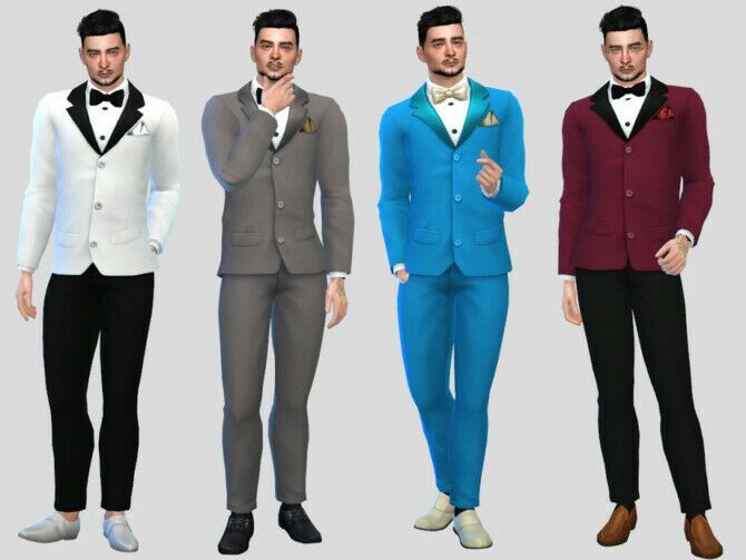 sims 4 cc formal tuxedo suit by mclaynesims 2