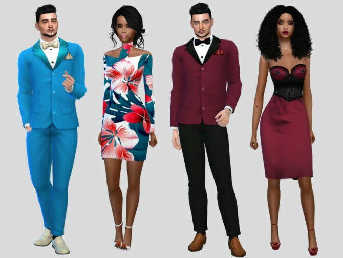 sims 4 cc formal tuxedo suit by mclaynesims 4