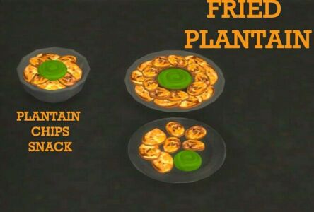 Fried Plantain At Icemunmun Sims 4 CC