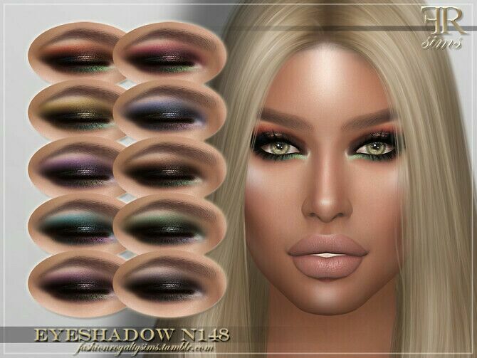 FRS Eyeshadow N148 By Fashionroyaltysims Sims 4 CC