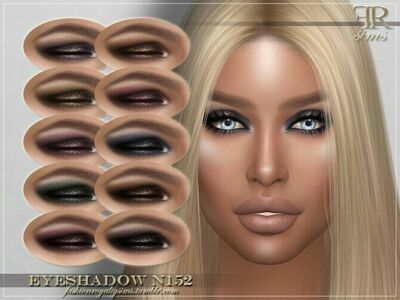 Frs Eyeshadow N152 By Fashionroyaltysims Sims 4 CC