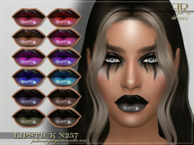 Frs Lipstick N257 By Fashionroyaltysims Sims 4 CC