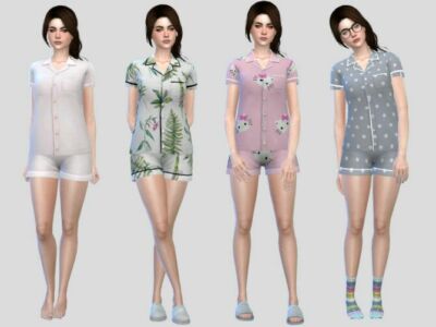 Fullbody Sleepwear Women (S) By Mclaynesims Sims 4 CC