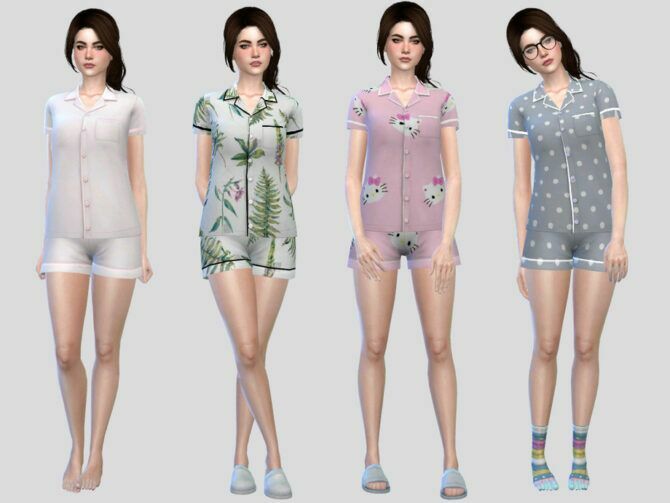 Fullbody Sleepwear Women (S) By Mclaynesims Sims 4 CC