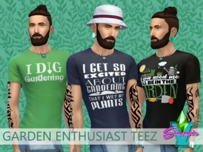 Garden Enthusiast Teez By Simmiev Sims 4 CC