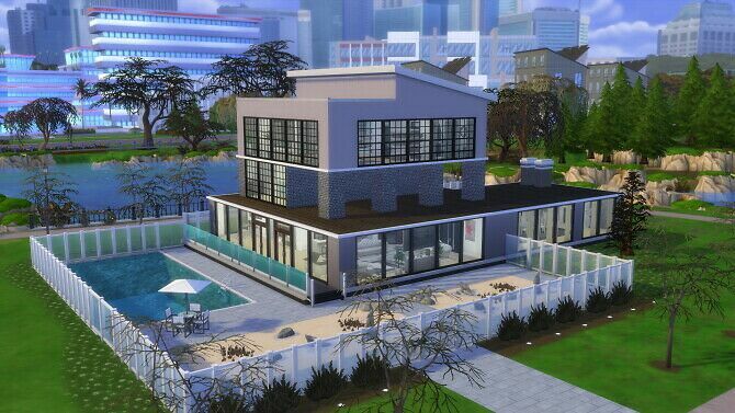 sims 4 cc glorias modern mansion by keallow 075 at mod the sims 2