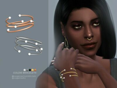 Goldie Bracelets By Sugar Owl Sims 4 CC