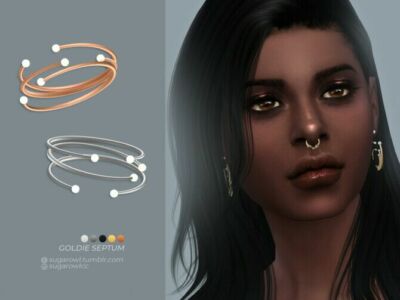 Goldie Septum By Sugar OWL Sims 4 CC