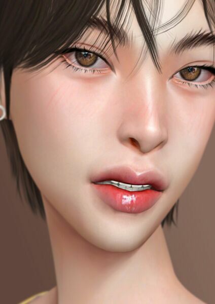 Gpme-Gold Lips CC02 At Goppols ME Sims 4 CC