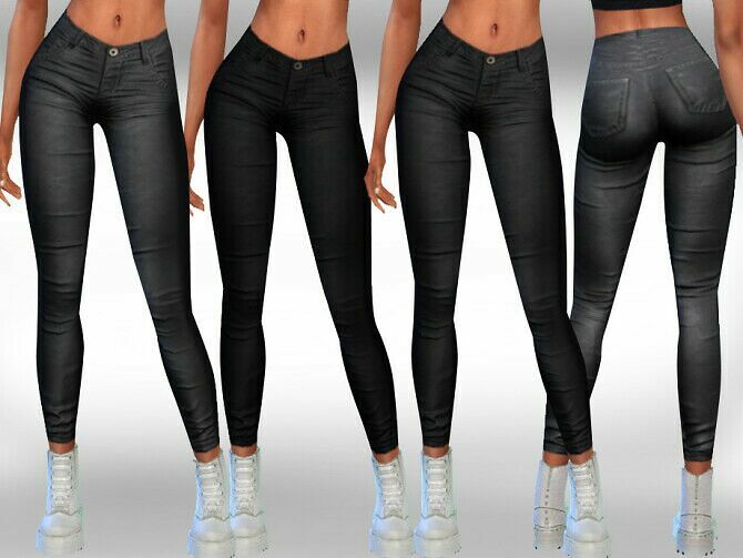 Grey Toned Casual Pants By Saliwa Sims 4 CC