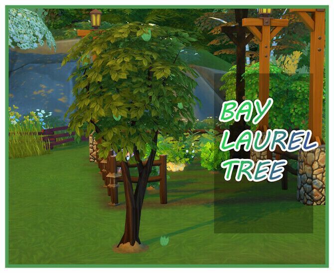 Harvestable BAY Leaf At Icemunmun Sims 4 CC