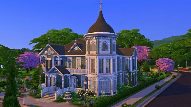 Haunted Paranormal Manor At Frenchie SIM Sims 4 CC