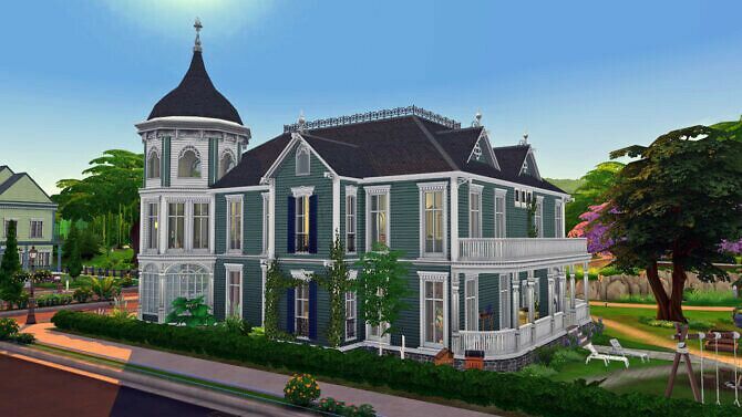 sims 4 cc haunted paranormal manor at frenchie sim 2