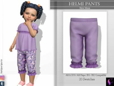 Helmi Pants By Katpurpura Sims 4 CC