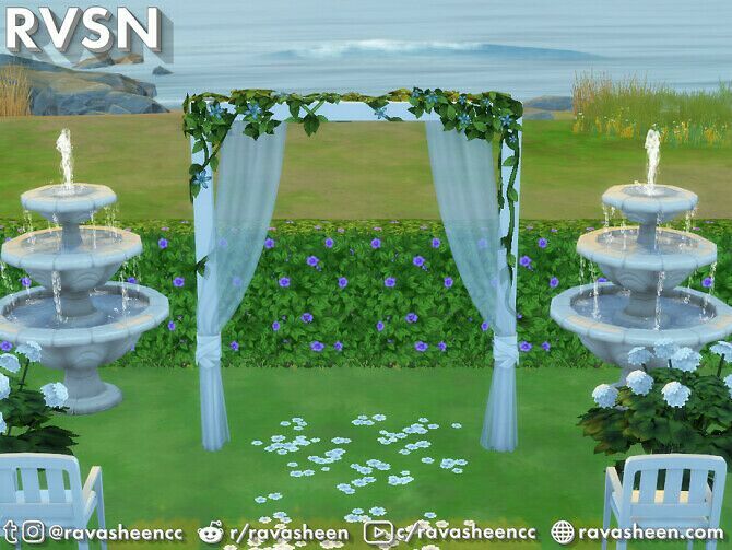 Holy Marchrimony Wedding Arches By Ravasheen Sims 4 CC