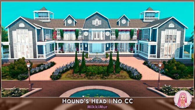 Hound’s Head House At Mikkimur Sims 4 CC