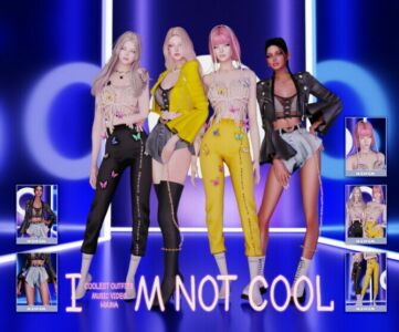 Hyuna I’M NOT Cool M/V Outfits At Newen