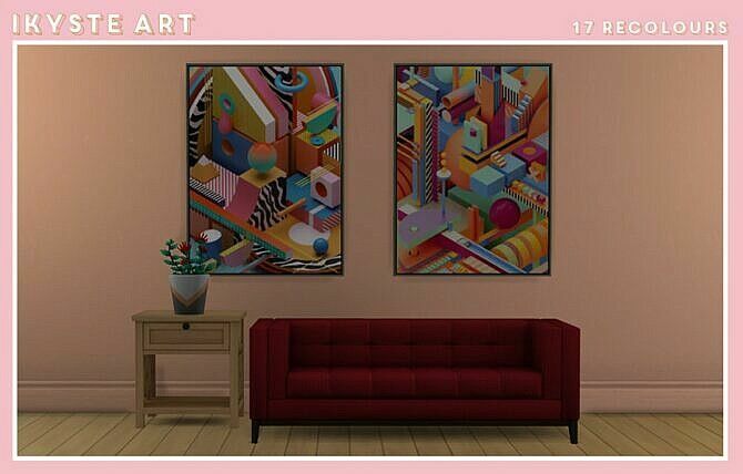 Ikyste ART At Midnightskysims Sims 4 CC