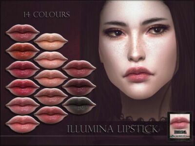 Illumina Lipstick By Remussirion Sims 4 CC