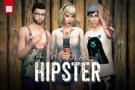 I’M NOT A Hipster – GTA V Clothing By Brainstrip At Mod The Sims