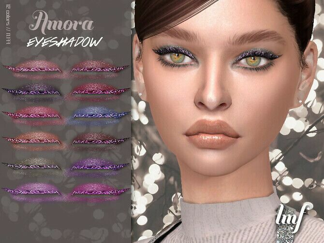 IMF Amora Eyeshadow N.177 By Izziemcfire Sims 4 CC