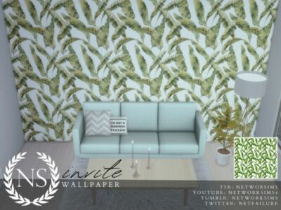 Invite Wallpaper By Networksims Sims 4 CC