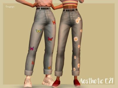 Jeans BT387 By Laupipi Sims 4 CC