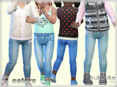 Jeans For Toddler Girls By Bukovka Sims 4 CC