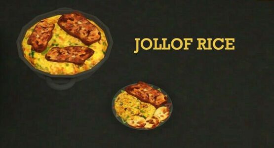 Jollof Rice At Icemunmun Sims 4 CC