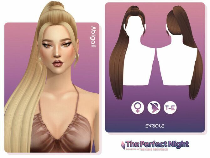 Juliette Hair By Enriques4 Sims 4 CC