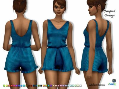Jumpsuit Souraye By Mahocreations Sims 4 CC
