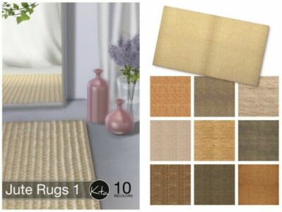 Jute Rugs 1 At Ktasims Sims 4 CC