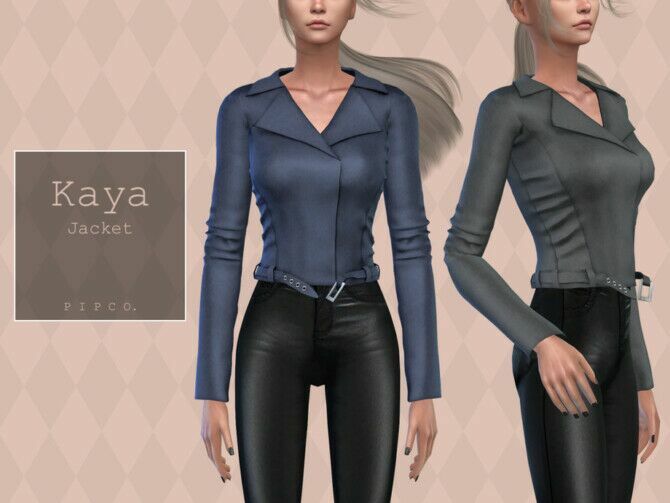 Kaya Jacket By Pipco Sims 4 CC