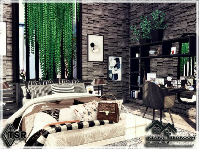 Kiara Bedroom By Marychabb Sims 4 CC