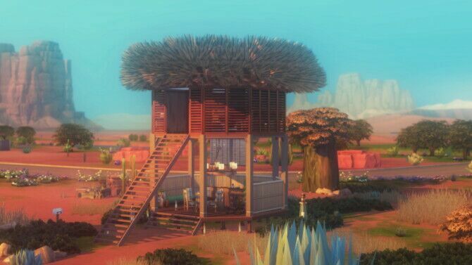 sims 4 cc kilinmanjaro home at rustic sims 2