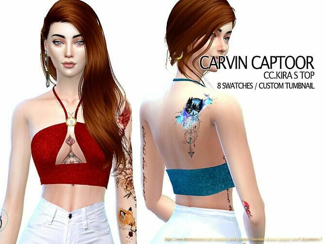 Kira S TOP By Carvin Captoor Sims 4 CC