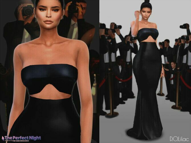 Kylie Jenner Dress Do133 By D.o.lilac Sims 4 CC