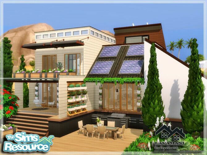 sims 4 cc lavamani home by marychabb 2