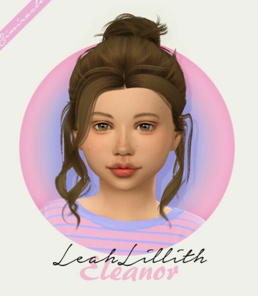 Leahlillith Eleanor Hair Kids Version At Simiracle Sims 4 CC