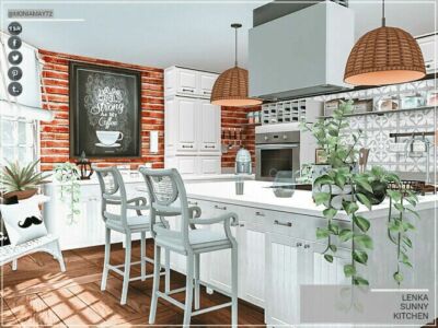 Lenka Sunny Kitchen By Moniamay72 Sims 4 CC