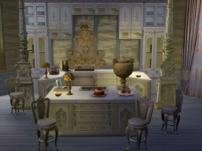 LIL BIT O’ Light Kitchen At Anna Quinn Stories Sims 4 CC