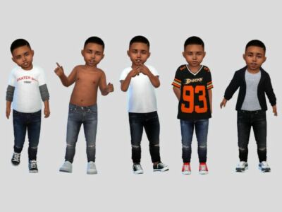 LIL’ Rocker Denim Jeans Toddler By Mclaynesims