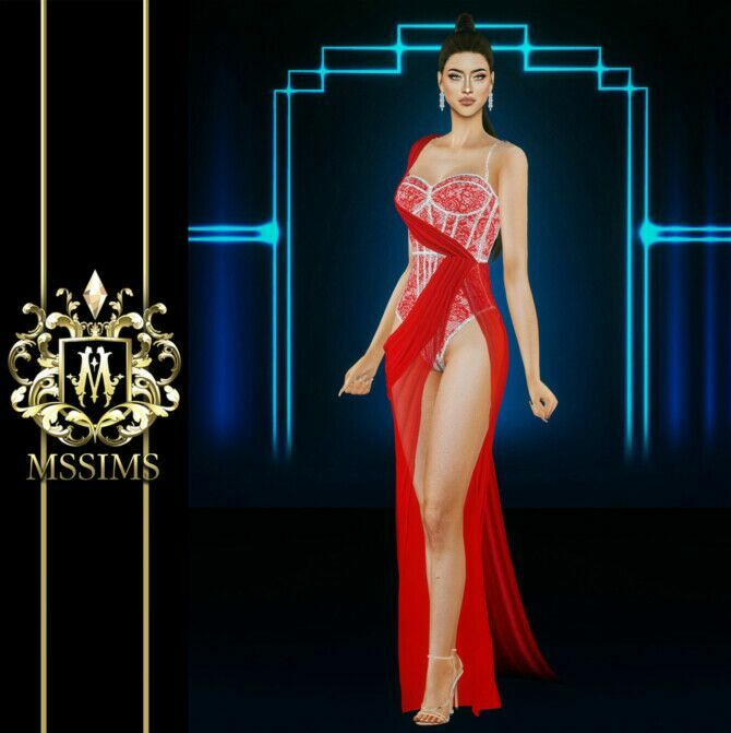 sims 4 cc linda gown at mssims 2