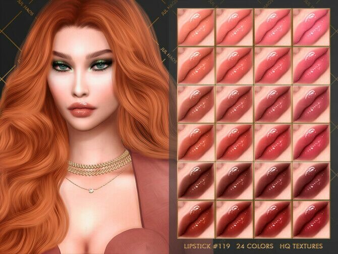 Lipstick #119 By Jul_Haos Sims 4 CC