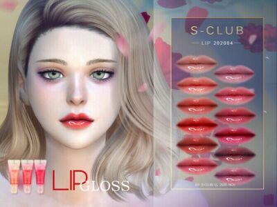 Lipstick 202004 By S-Club LL Sims 4 CC