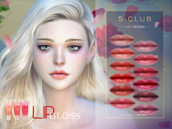 sims 4 cc lipstick 202004 by s club ll 2