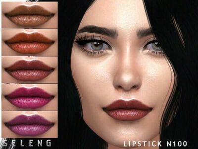 Lipstick N100 By Seleng Sims 4 CC