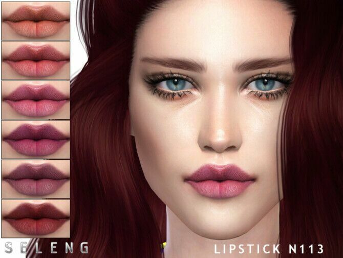 Lipstick N113 By Seleng Sims 4 CC