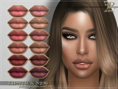 Lipstick N236 By Fashionroyaltysims Sims 4 CC